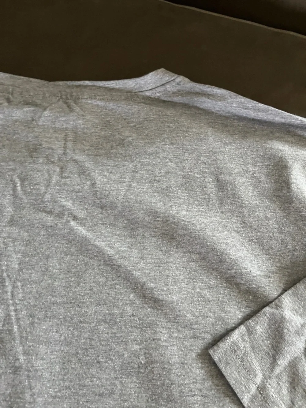 Avenue Gray Short Sleeve Tee with Black Cat & Peach Floral Accent - Picture 8 of 9